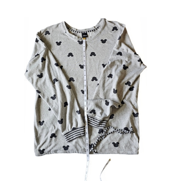 Disney Pajama Set - Gray with Black Mickey Pattern Womens - Picture 6 of 15